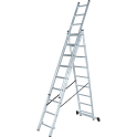 Лестница алюминиевая трёхсекционная NV 123 3х5