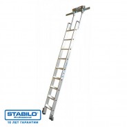 Лестница для стеллажей для Т-образной шины Krause Stabilo 1х6