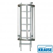 Стационарная лестница для зданий Krause сталь, 12,60 м (для лиц без опыта)