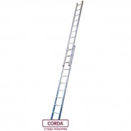 Двухсекционная выдвижная лестница Krause Corda 2х8