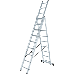 Лестница алюминиевая трёхсекционная NV 123 3х9