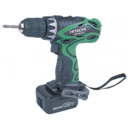 Безударная дрель-шуруповерт Hitachi DS12DVF3 2 Ah