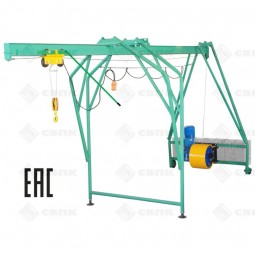 Подъемник строительный УМЕЛЕЦ (кран в окно) г/п 320кг